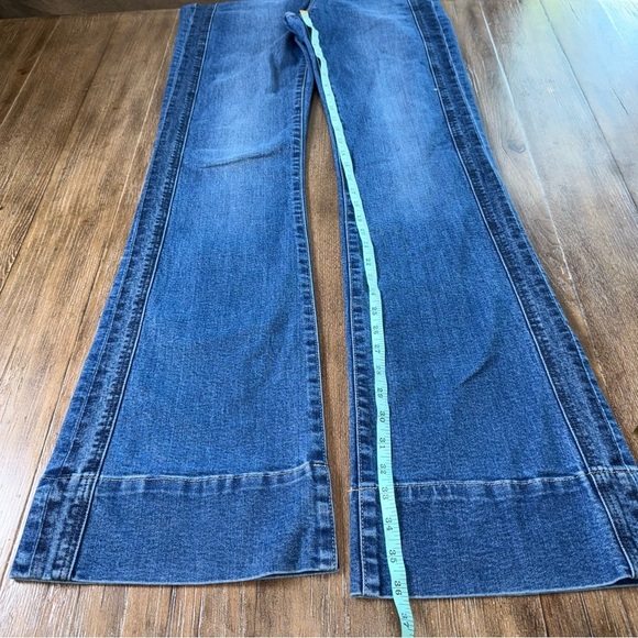 Gap 70s flare high rise jeans Blue 29 8 Tall Long - Picture 11 of 13